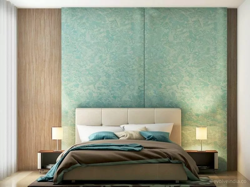 Bacd backdrop Decorative wall finish done by Evolve India